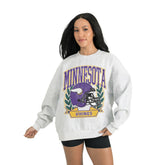 Minnesota Vikings Gameday Couture Women's Heritage Premium Fleece Pullover Sweatshirt - Gray online