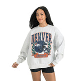 Denver Broncos Gameday Couture Women's Heritage Premium Fleece Pullover Sweatshirt - Gray outlet