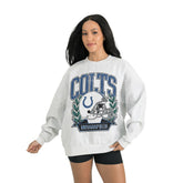 Indianapolis Colts Gameday Couture Women's Heritage Premium Fleece Pullover Sweatshirt - Gray sale