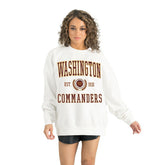 Washington Commanders Gameday Couture Women's Timeless Triumph Premium Fleece Pullover Sweatshirt - White online