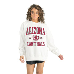 Arizona Cardinals Gameday Couture Women's Timeless Triumph Premium Fleece Pullover Sweatshirt - White outlet