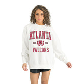 Atlanta Falcons Gameday Couture Women's Timeless Triumph Premium Fleece Pullover Sweatshirt - White outlet