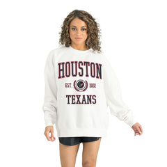 Houston Texans Gameday Couture Women's Timeless Triumph Premium Fleece Pullover Sweatshirt - White sale