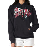 Arizona Diamondbacks Starter Women's Fireworks Fleece Tri-Blend Pullover Hoodie - Black