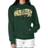 Athletics Starter Women's Fireworks Fleece Tri-Blend Pullover Hoodie - Green