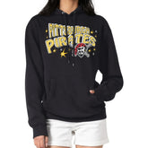 Pittsburgh Pirates Starter Women's Fireworks Fleece Tri-Blend Pullover Hoodie - Black