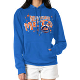 New York Mets Starter Women's Fireworks Fleece Tri-Blend Pullover Hoodie - Royal