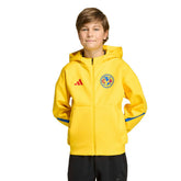 Club America Youth 2025/26 Club Anthem Full-Zip Hoodie Jacket - Yellow | Adidas cheap
