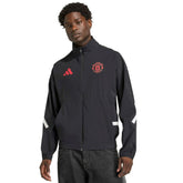Manchester United 2025/26 Club Anthem Full-Zip Jacket - Black | Adidas on sale