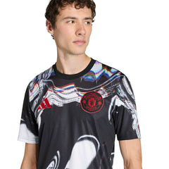 Manchester United 2025/26 Pre-Match Training Jersey - Black | Adidas outlet