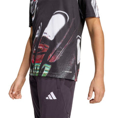 Manchester United Youth 2025/26 Pre-Match Training Jersey - Black | Adidas for sale
