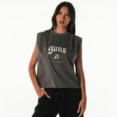Phoenix Suns The Wild Collective Unisex 2025/26 City Edition Boxy Cropped Darted Tank Top - Gray online
