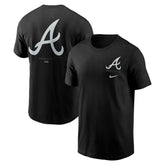 Atlanta Braves Bar Loading T-Shirt - Black | Nike