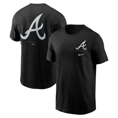 Atlanta Braves Bar Loading T-Shirt - Black | Nike