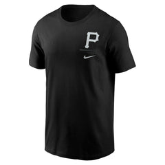 Pittsburgh Pirates Bar Loading T-Shirt - Black | Nike