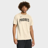 San Diego Padres Wordmark Tri-Blend T-Shirt - Natural | Nike
