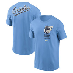 Baltimore Orioles Record Shattered T-Shirt - Light Blue | Nike