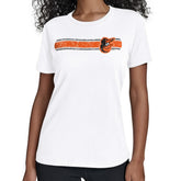 Baltimore Orioles Starter Women's Team Stripe T-Shirt - White