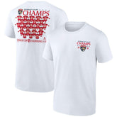 Florida Panthers Fanatics 2025 Stanley Cup Champions Jersey Roster T-Shirt White