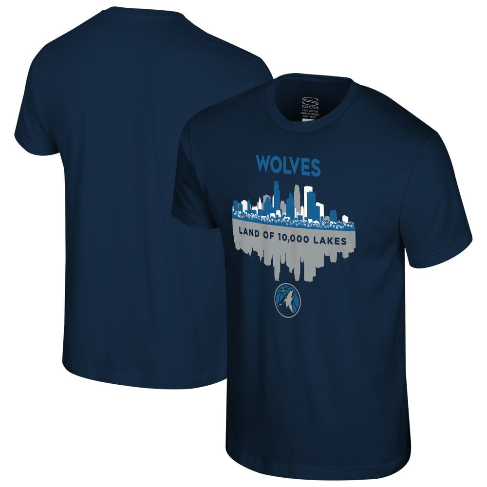 Minnesota Timberwolves Stadium Essentials Cities T-Shirt - Navy sale