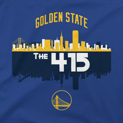 Golden State Warriors Stadium Essentials Cities T-Shirt sale - Royal cheap