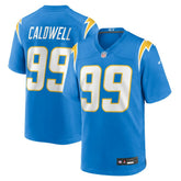 Jamaree Caldwell Los Angeles Chargers Team Game Jersey - Powder Blue | Nike outlet