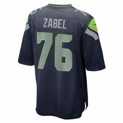 Grey Zabel Seattle Seahawks Team Game Jersey - College Navy | Nike on sale