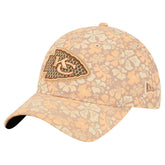 Kansas City Chiefs New Era Women's Floral 9TWENTY Adjustable Hat - Tan online