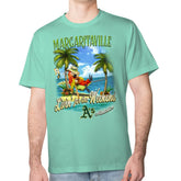Athletics Margaritaville Livin' for the Weekend T-Shirt - Mint