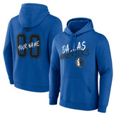 Dallas Mavericks Hustle Custom Pullover Hoodie sale - Blue discount