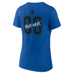 Dallas Mavericks Women's Hustle Custom V-Neck T-Shirt sale - Blue shop