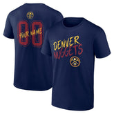 Denver Nuggets Hustle Custom T-Shirt sale - Navy on sale