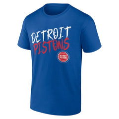 Detroit Pistons Hustle Custom T-Shirt sale - Blue online