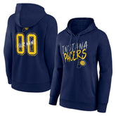 Indiana Pacers Women's Hustle Custom Pullover Hoodie - Navy for sale
