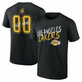 Los Angeles Lakers Hustle Custom T-Shirt - Black discount