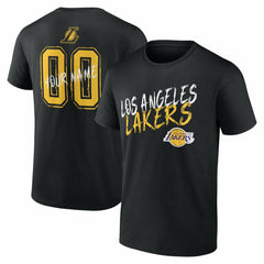 Los Angeles Lakers Hustle Custom T-Shirt - Black discount