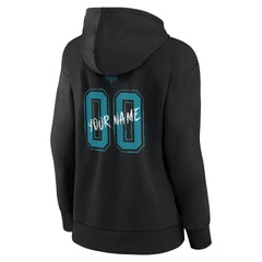 Charlotte Hornets Women's Hustle Custom Pullover Hoodie - Black online