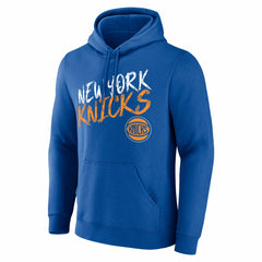 New York Knicks Hustle Custom Pullover Hoodie - Blue sale