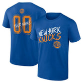 New York Knicks Hustle Custom T-Shirt - Blue online