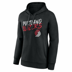 Portland Trail Blazers Women's Hustle Custom Pullover Hoodie - Black for sale