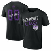 Sacramento Kings Hustle Custom T-Shirt - Black outlet