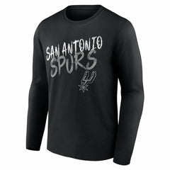San Antonio Spurs Hustle Custom Long Sleeve T-Shirt - Black cheap