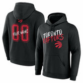 Toronto Raptors Hustle Custom Pullover Hoodie - Black cheap
