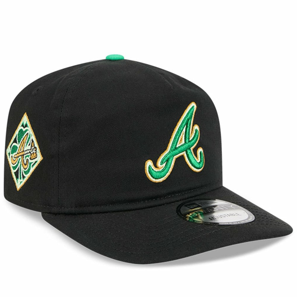 Atlanta Braves 2026 St. Patrick's Day 19TWENTY Adjustable Hat - Black | New Era