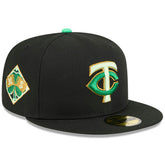 Minnesota Twins 2026 St. Patrick's Day 59FIFTY Fitted Hat - Black | New Era