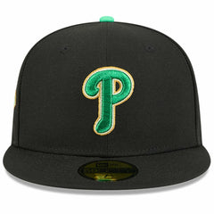 Philadelphia Phillies 2026 St. Patrick's Day 59FIFTY Fitted Hat - Black | New Era