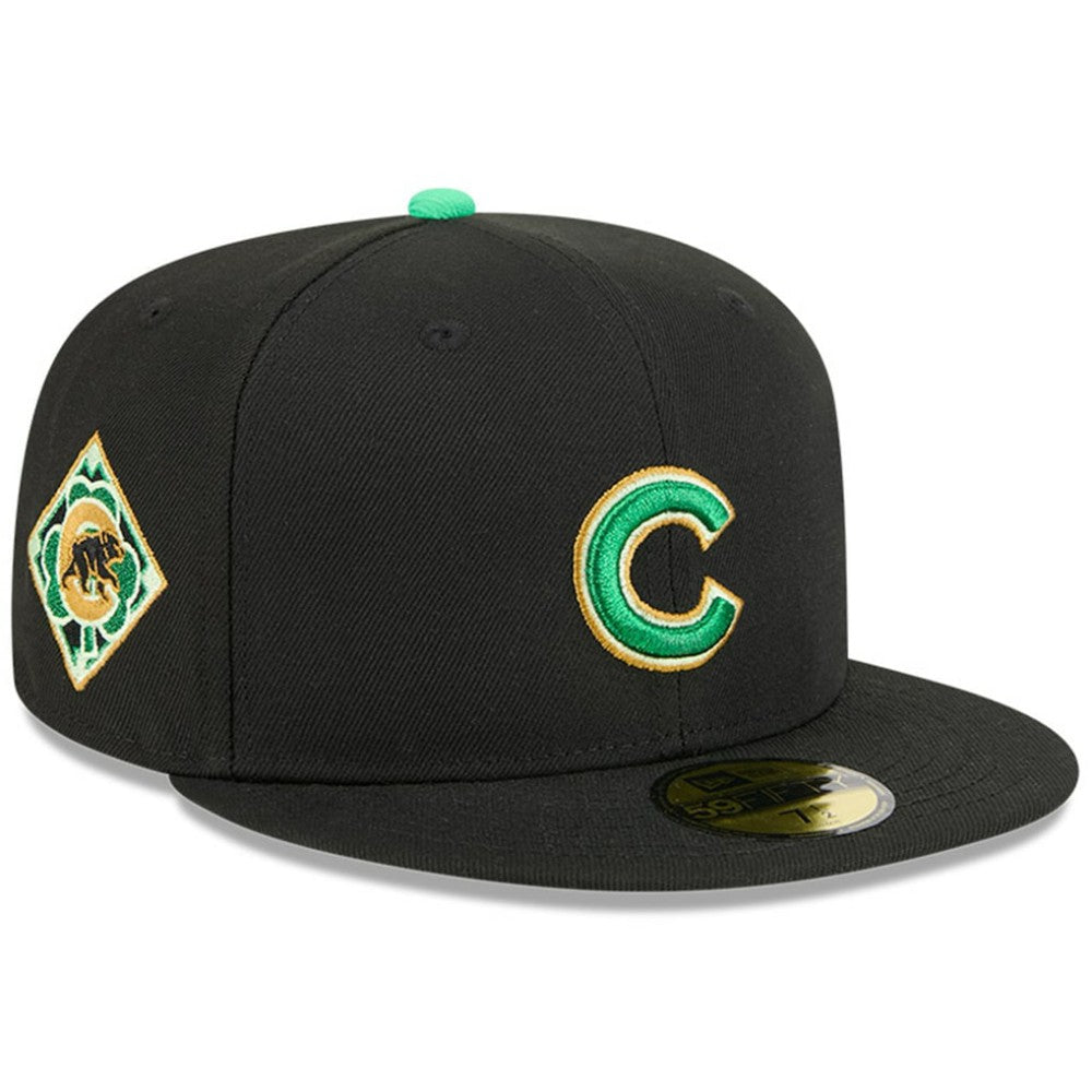 Chicago Cubs 2026 St. Patrick's Day 59FIFTY Fitted Hat - Black | New Era