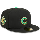 Chicago Cubs 2026 St. Patrick's Day 59FIFTY Fitted Hat - Black | New Era