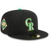 Colorado Rockies 2026 St. Patrick's Day 59FIFTY Fitted Hat - Black | New Era