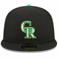 Colorado Rockies 2026 St. Patrick's Day 59FIFTY Fitted Hat - Black | New Era